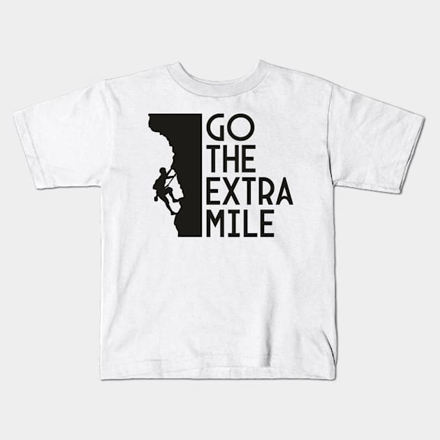 go the extra mile (light) Kids T-Shirt by hakim91